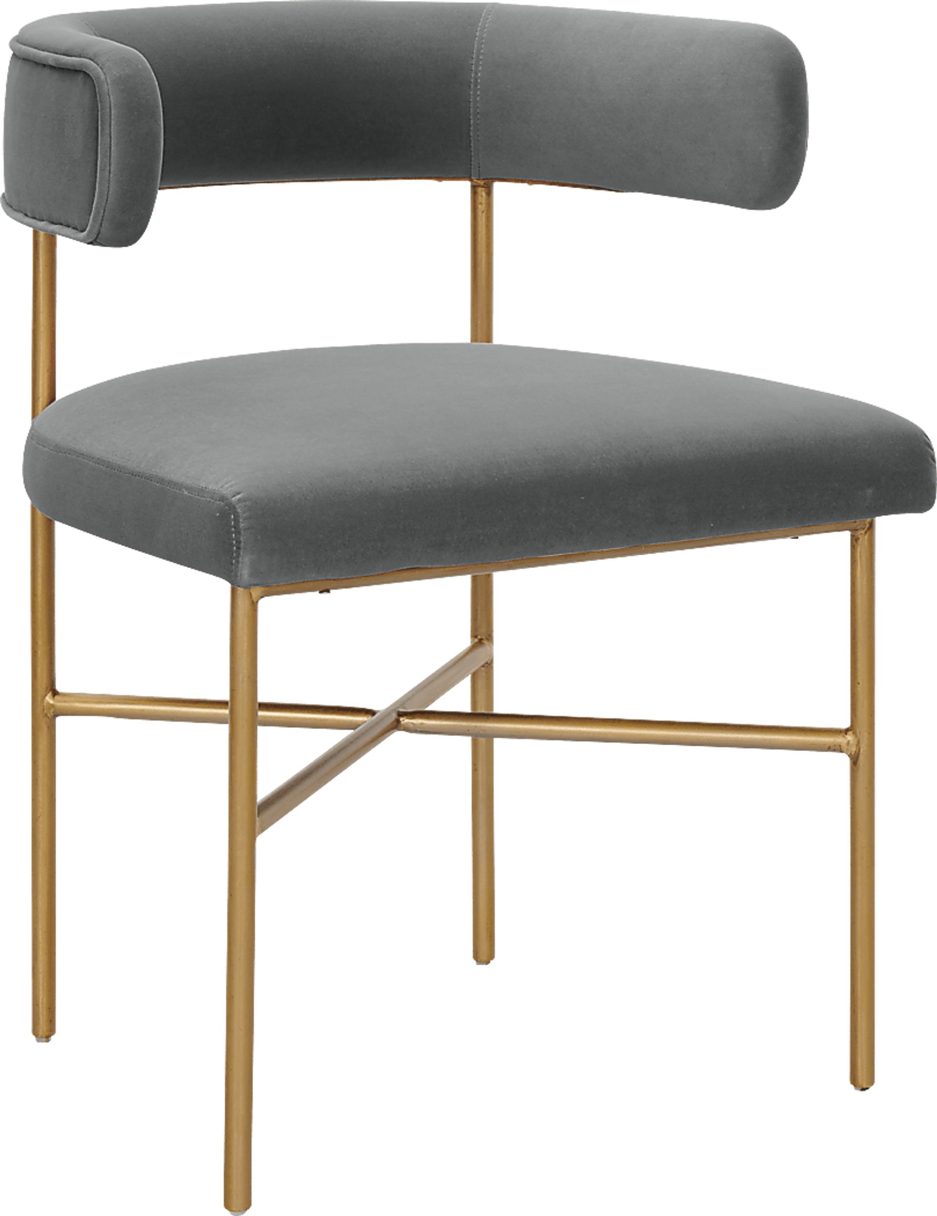 Luna Ann Gray Dining Chair - Image 1