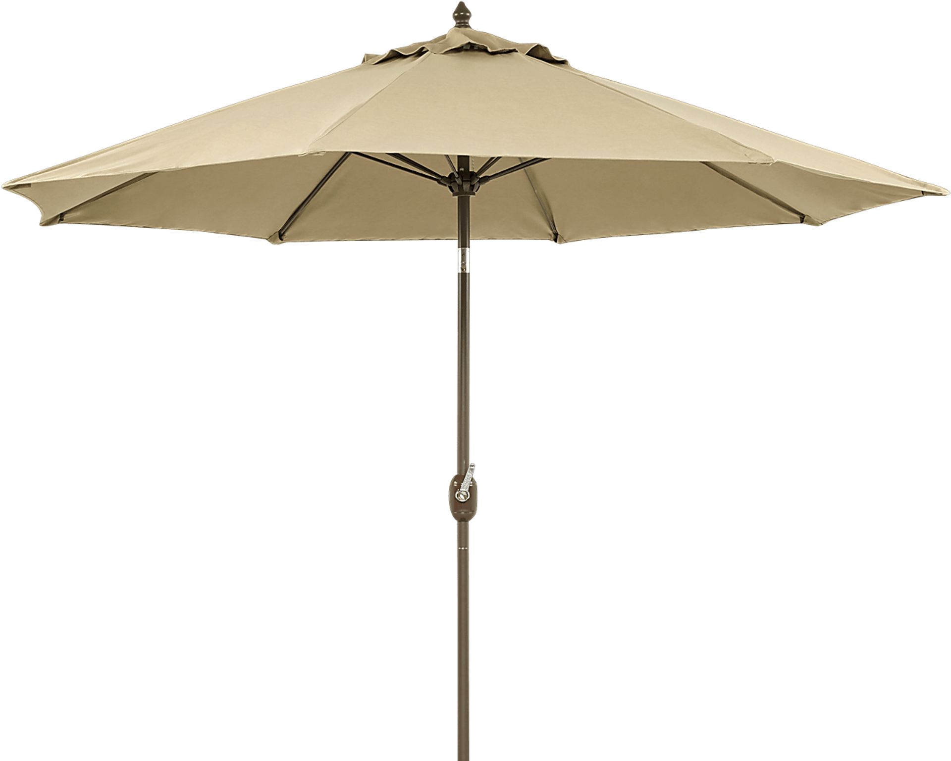 Luna Lake 9' Octagon Heather Beige Outdoor Umbrella - Image 1