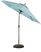 Luna Lake 9' Octagon Outdoor Blue Umbrella with Base