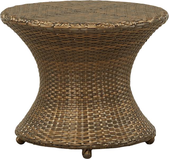 Luna Lake Brown Outdoor End Table - Thumbnail - Image 1