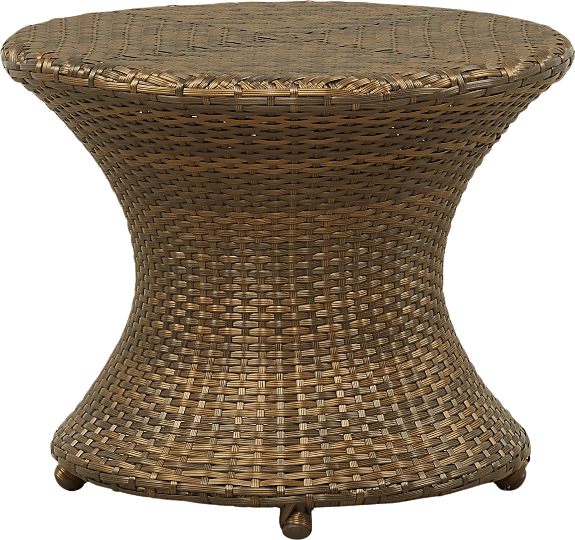 Luna Lake Brown Outdoor End Table - Image 1