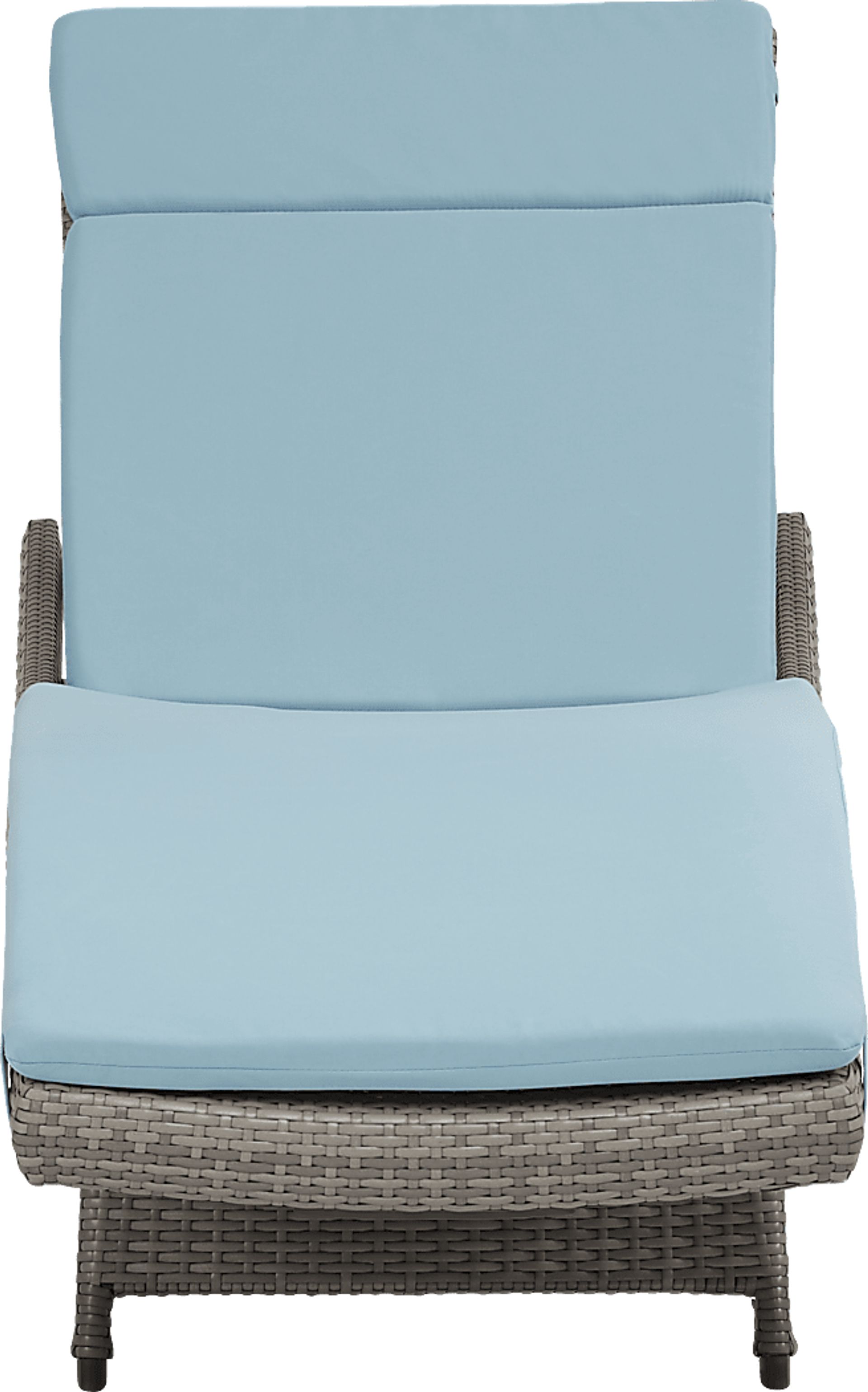 Luna Lake Gray Outdoor Chaise with Mineral Cushions, Set of 2 - Image 5