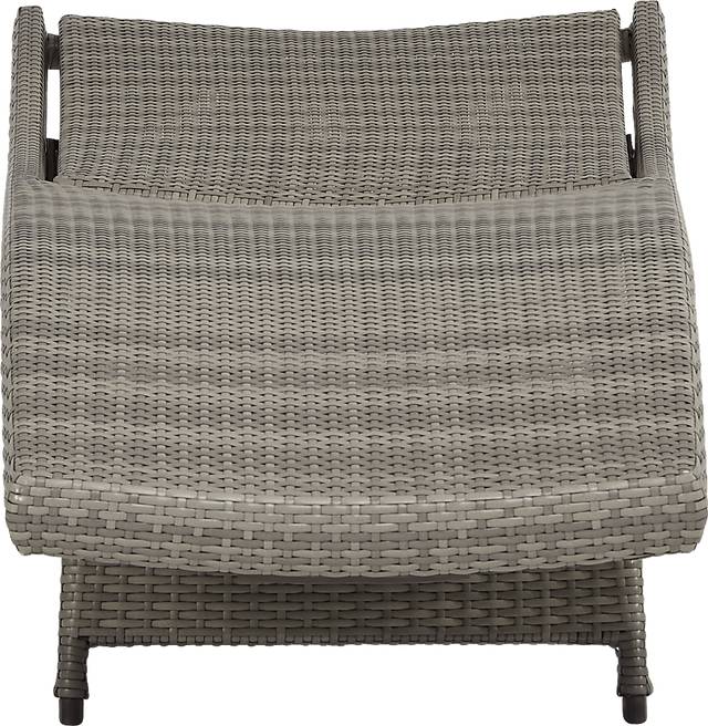 Luna Lake Gray Outdoor Chaise - Thumbnail - Image 4