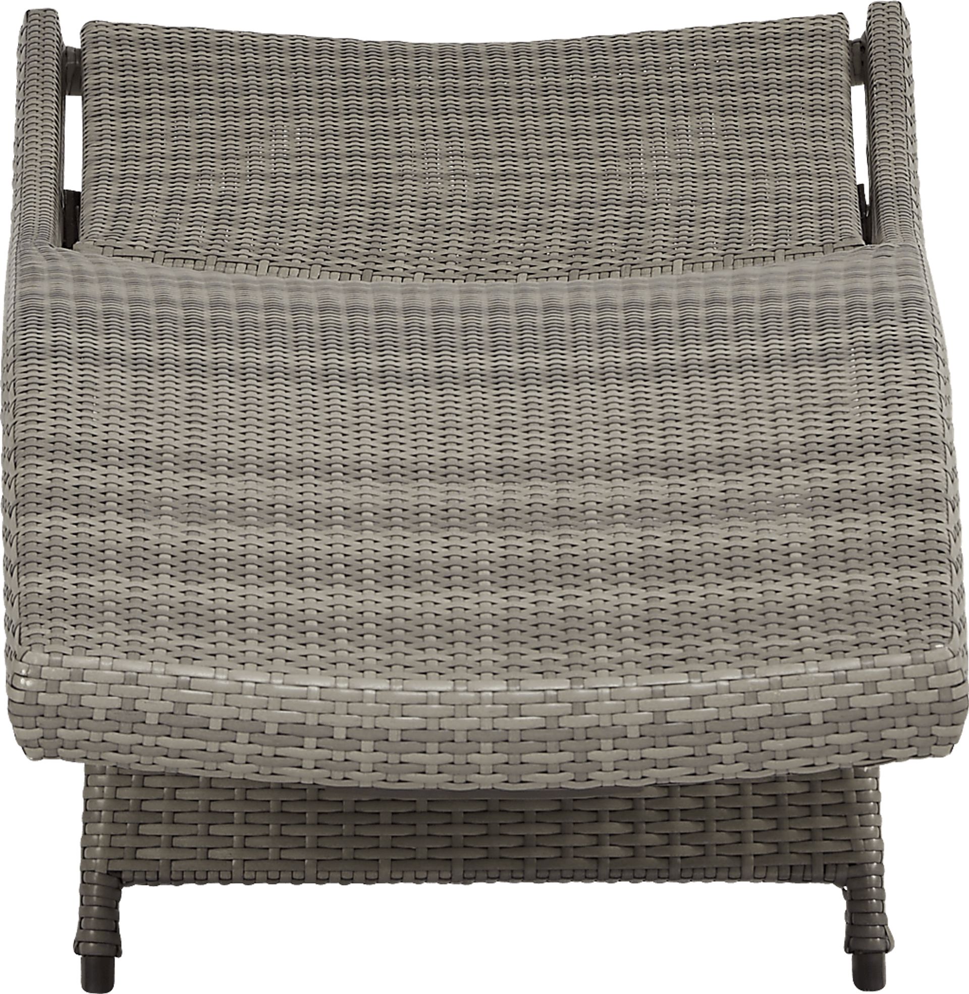 Luna Lake Gray Outdoor Chaise - Image 4