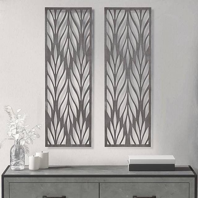 Lunaave Gray Wall Decor, Set of 2 - Thumbnail - Image 2