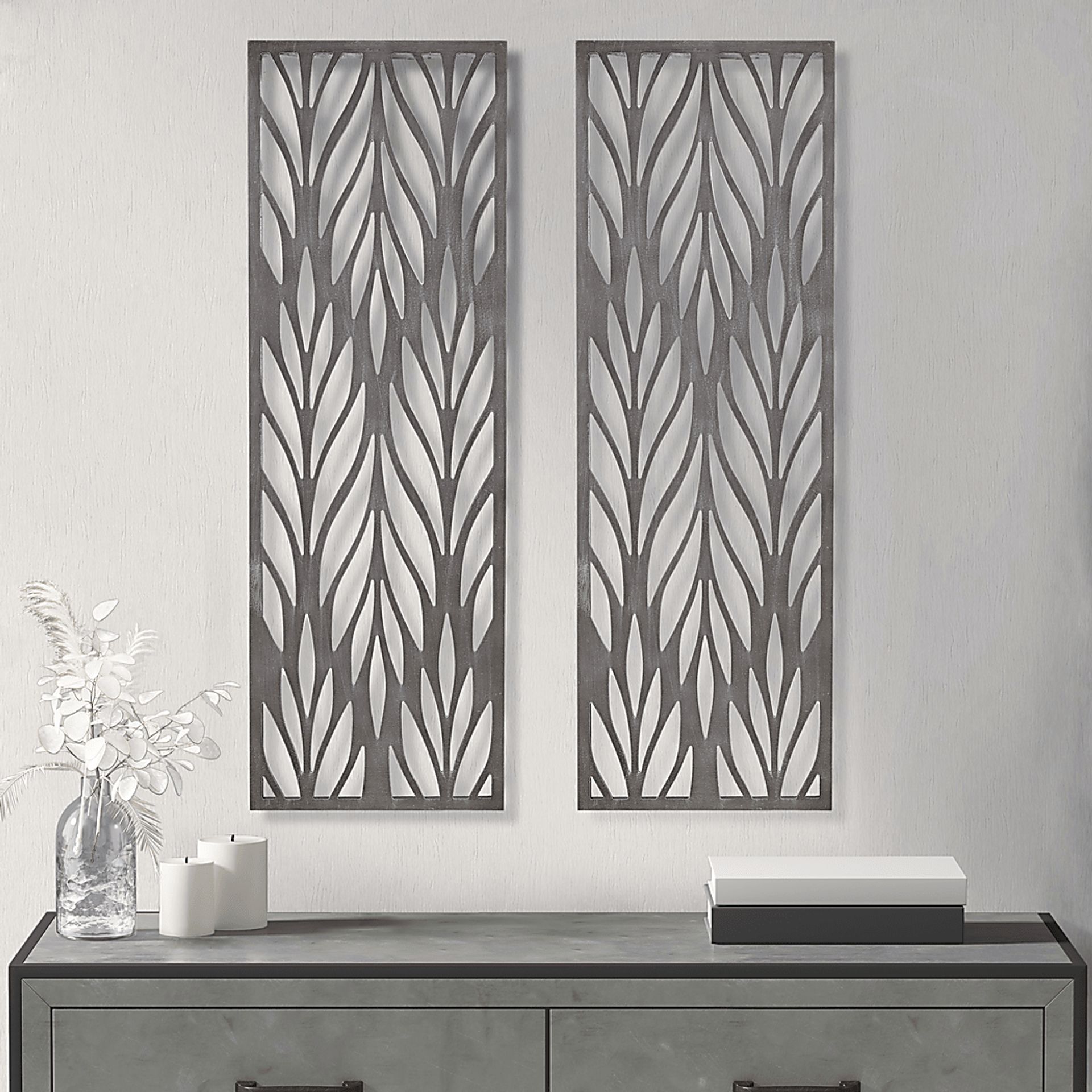 Lunaave Gray Wall Decor, Set of 2 - Image 2