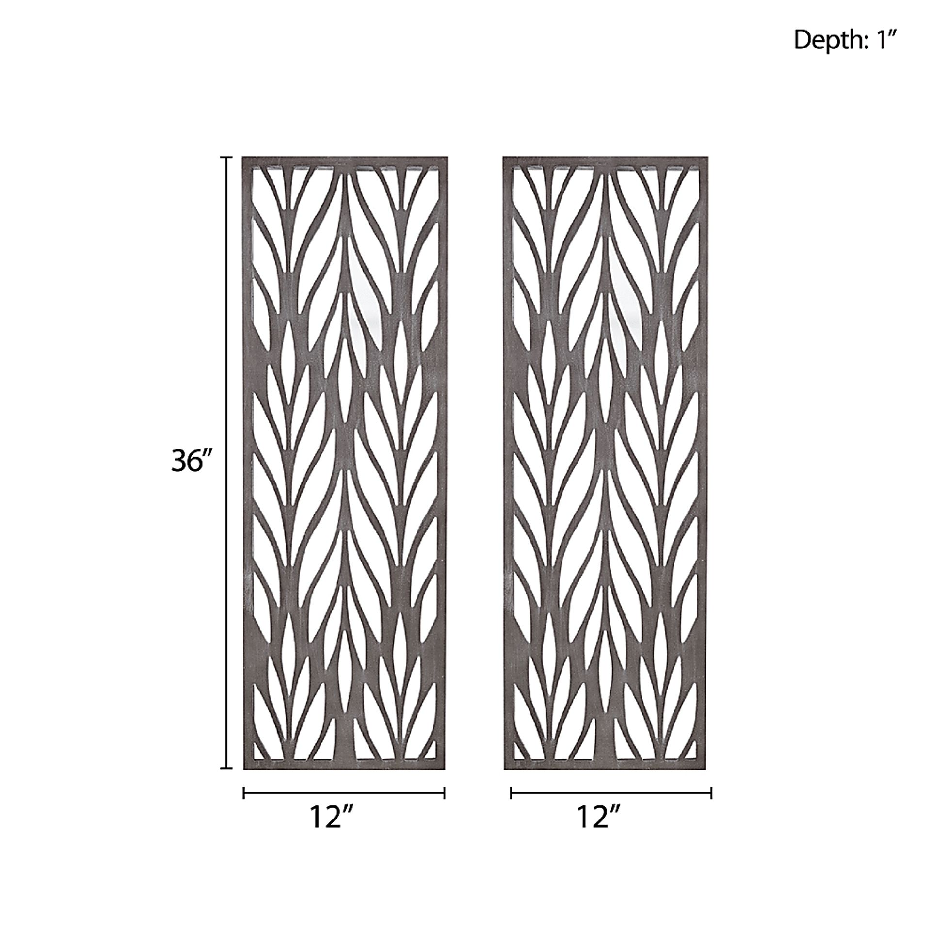 Lunaave Gray Wall Decor, Set of 2 - Image 8