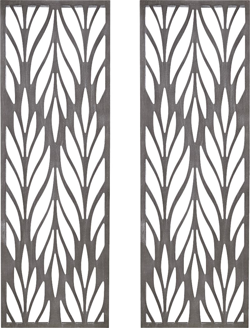 Lunaave Gray Wall Decor, Set of 2