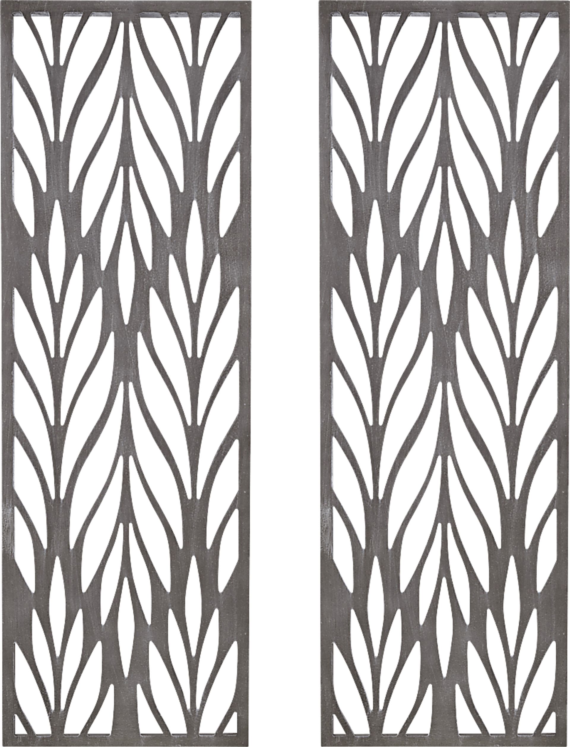 Lunaave Gray Wall Decor, Set of 2 - Image 1