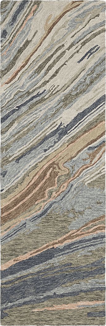 Lunabell Blue 2'6 x 8' Rug