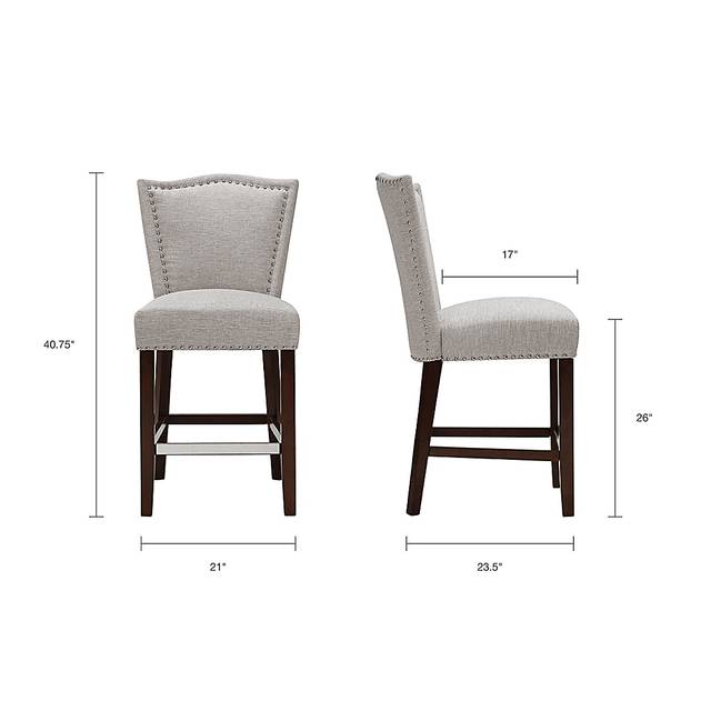 Lunceview Gray Counter Height Stool - Thumbnail - Image 5