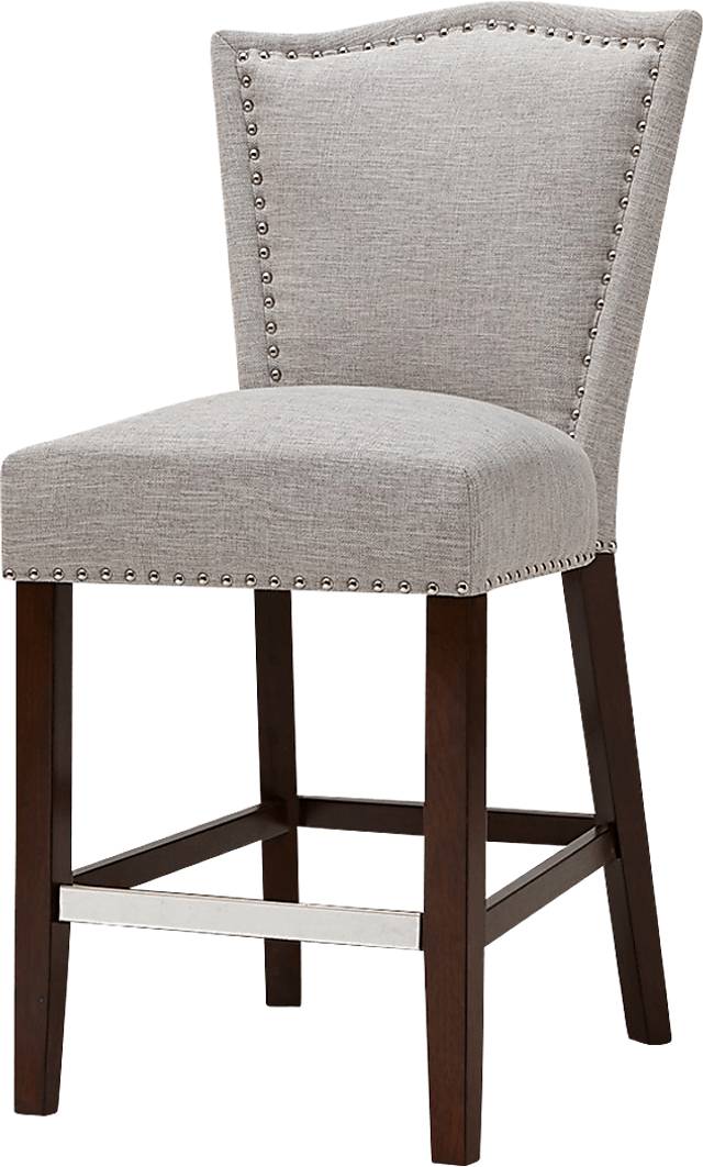 Lunceview Gray Counter Height Stool - Thumbnail - Image 1