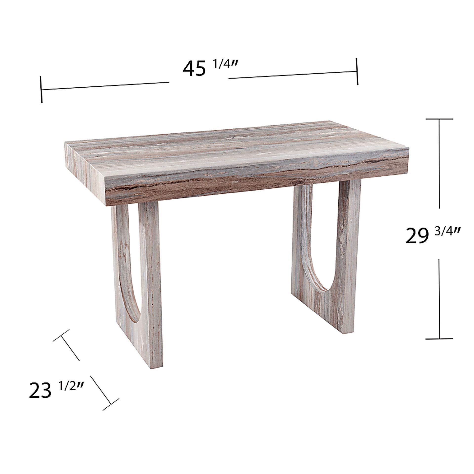 Lundy Place Brown Desk - Image 7