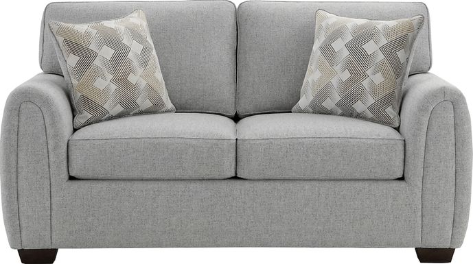 Lunelle Gray Loveseat