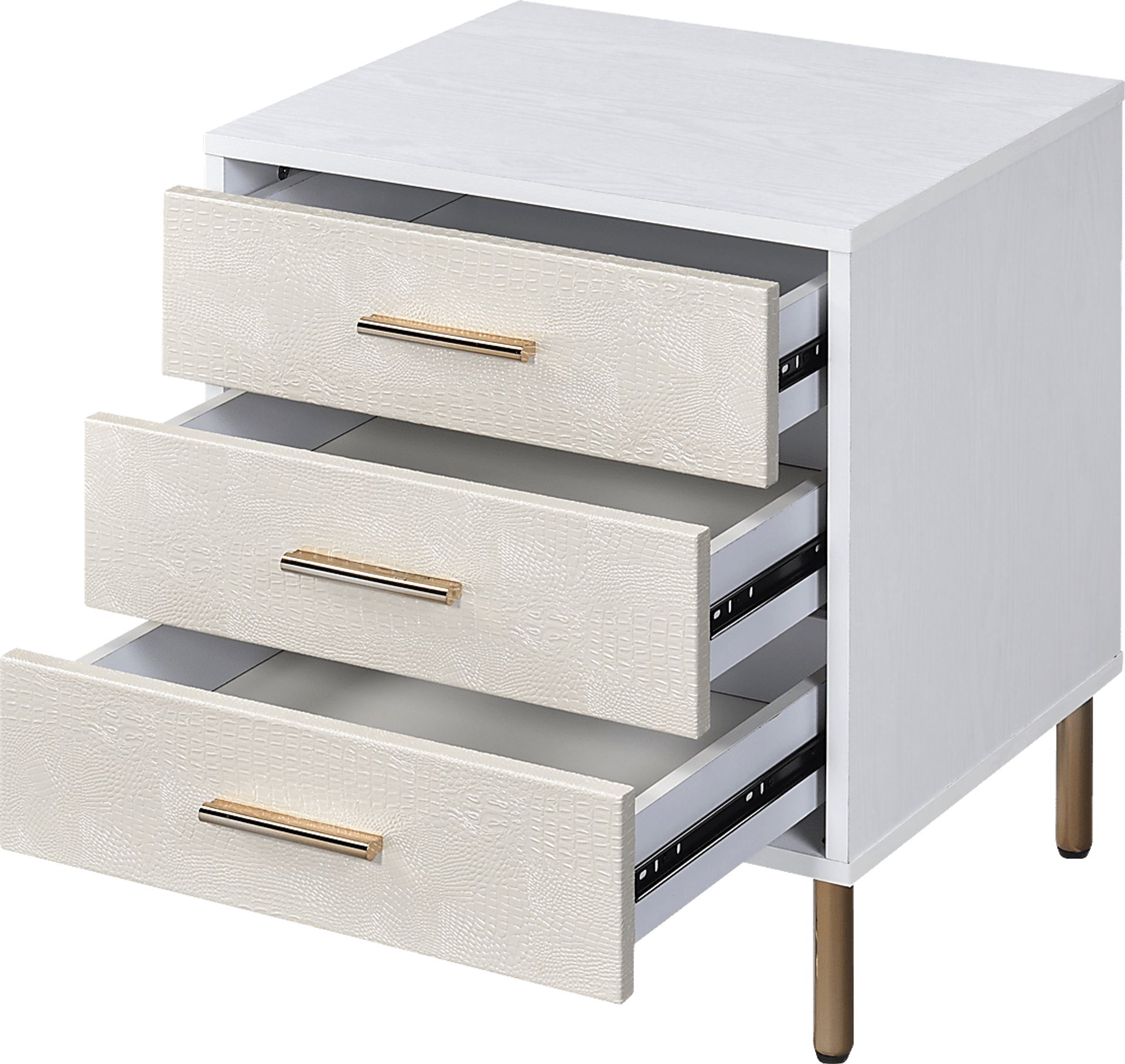 Lunenburg II White Nightstand - Image 4