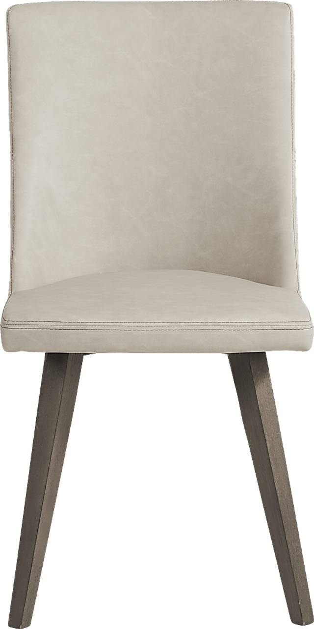 Lunetta Taupe Side Chair - Thumbnail - Image 2