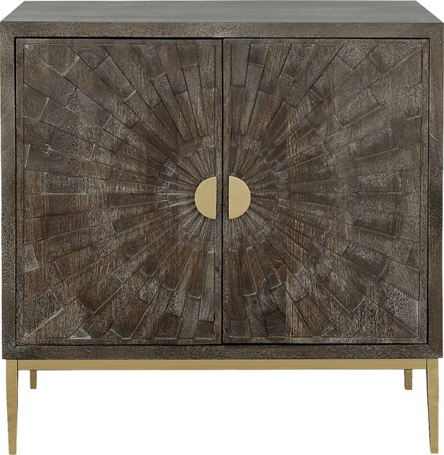 Lunow Gray Accent Cabinet - Thumbnail - Image 3