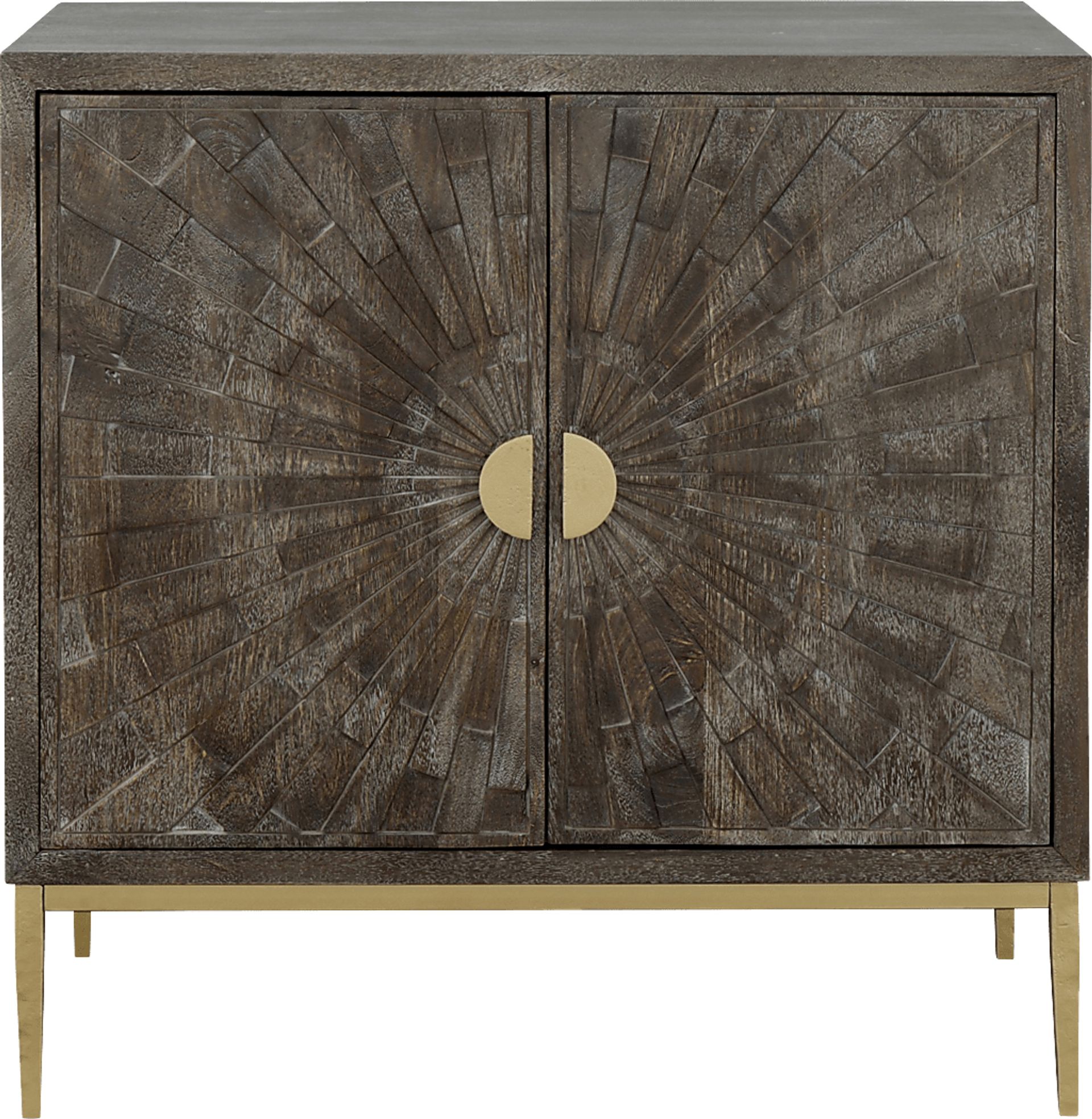 Lunow Gray Accent Cabinet - Image 3