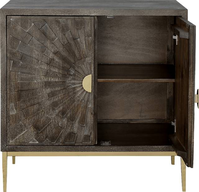 Lunow Gray Accent Cabinet - Thumbnail - Image 4