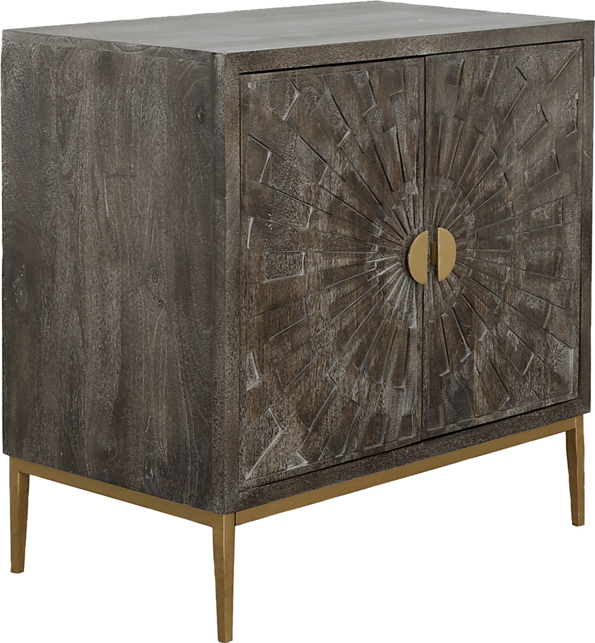 Lunow Gray Accent Cabinet - Image 1