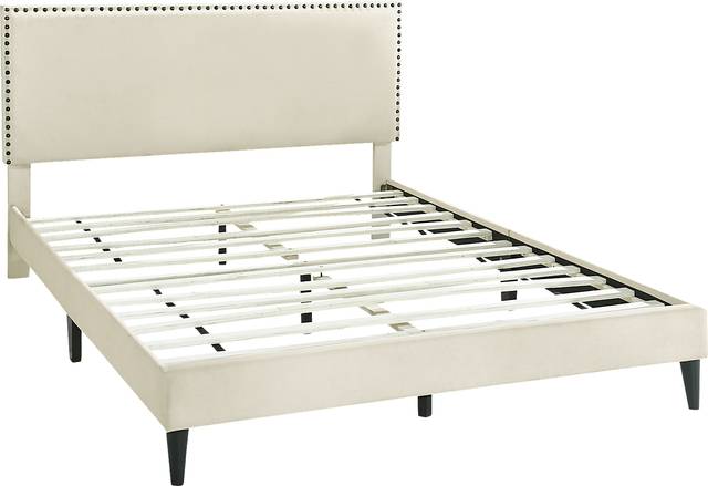 Lunsford Beige Queen Bed - Thumbnail - Image 4