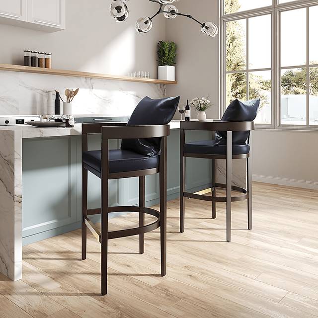 Lupen Black Barstool - Thumbnail - Image 2