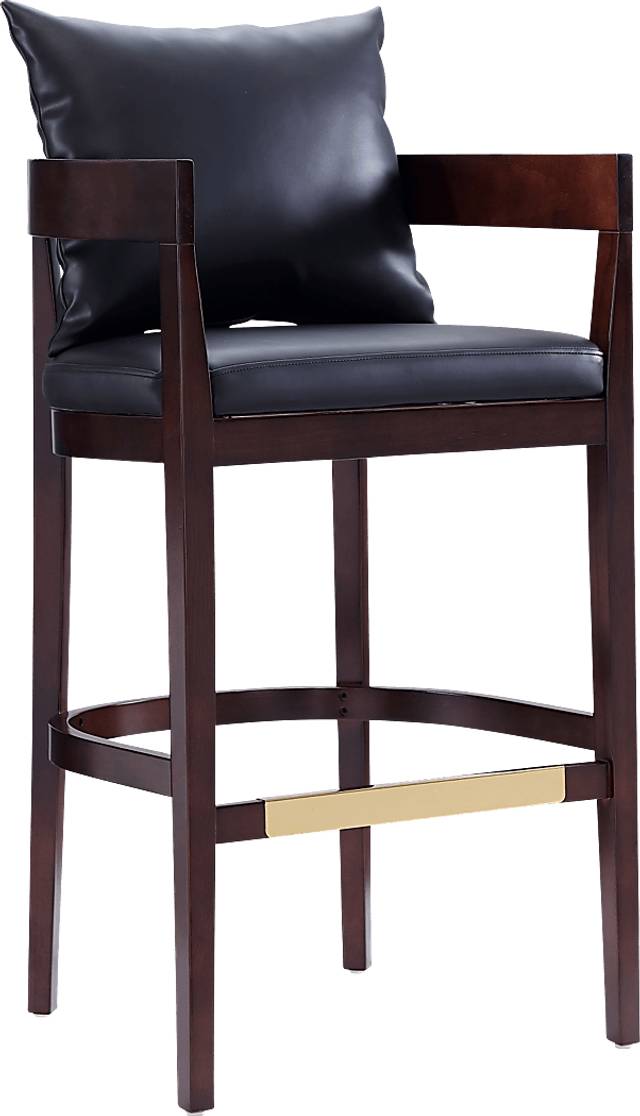 Lupen Black Barstool - Thumbnail - Image 1