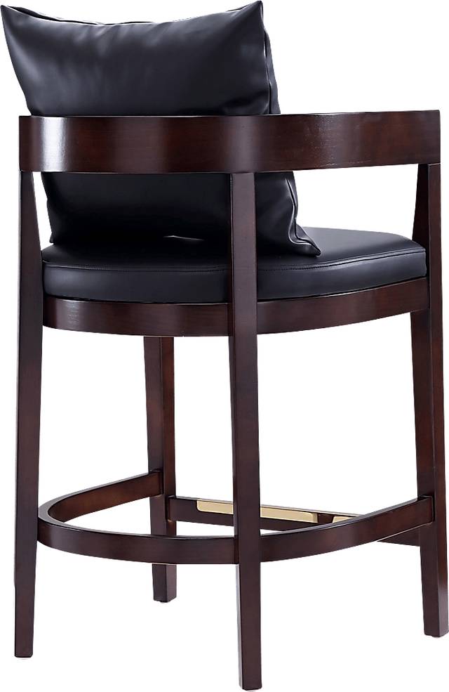 Lupen Black Counter Height Stool - Thumbnail - Image 4