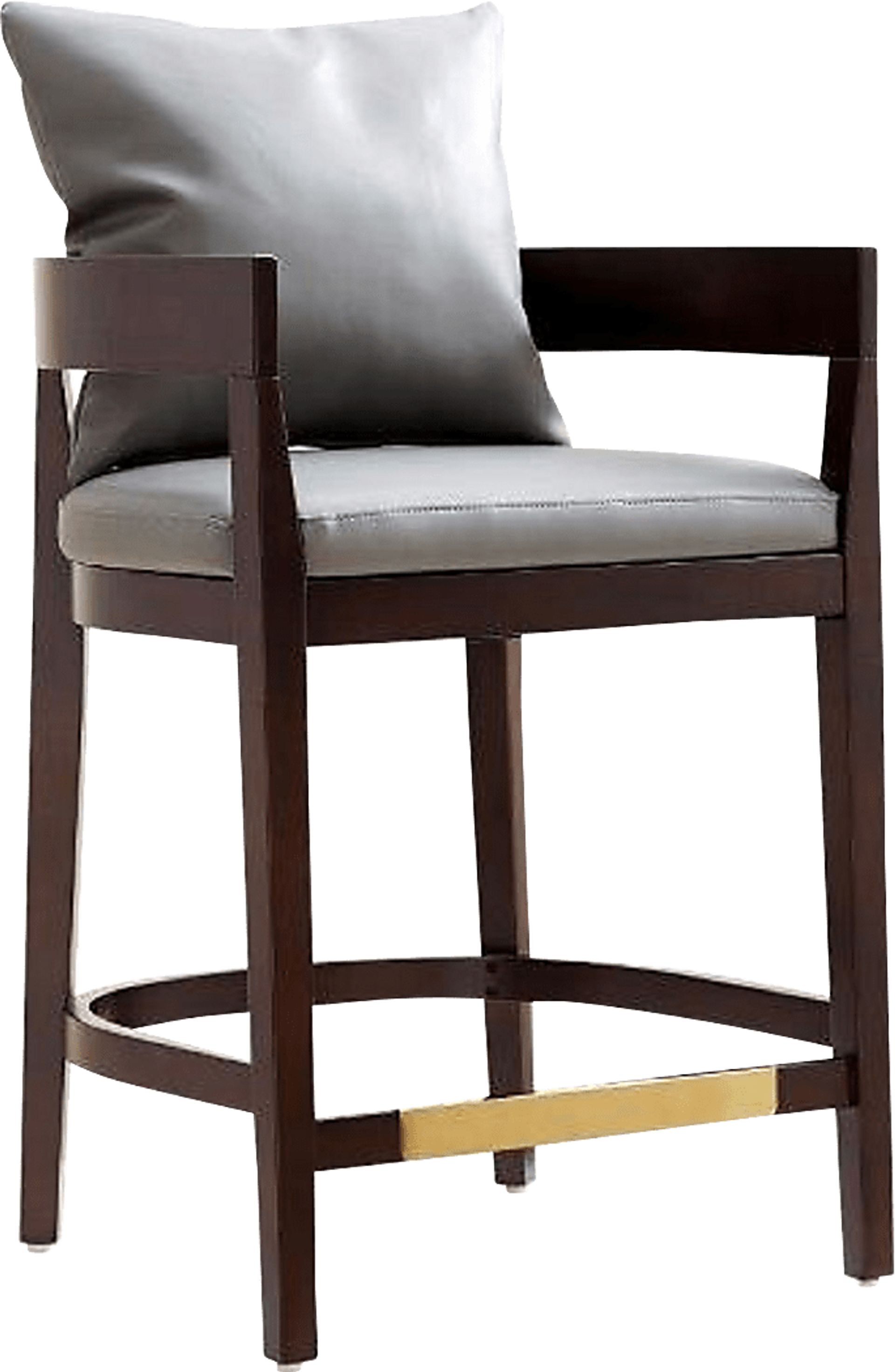 Lupen Gray Counter Height Stool - Image 2