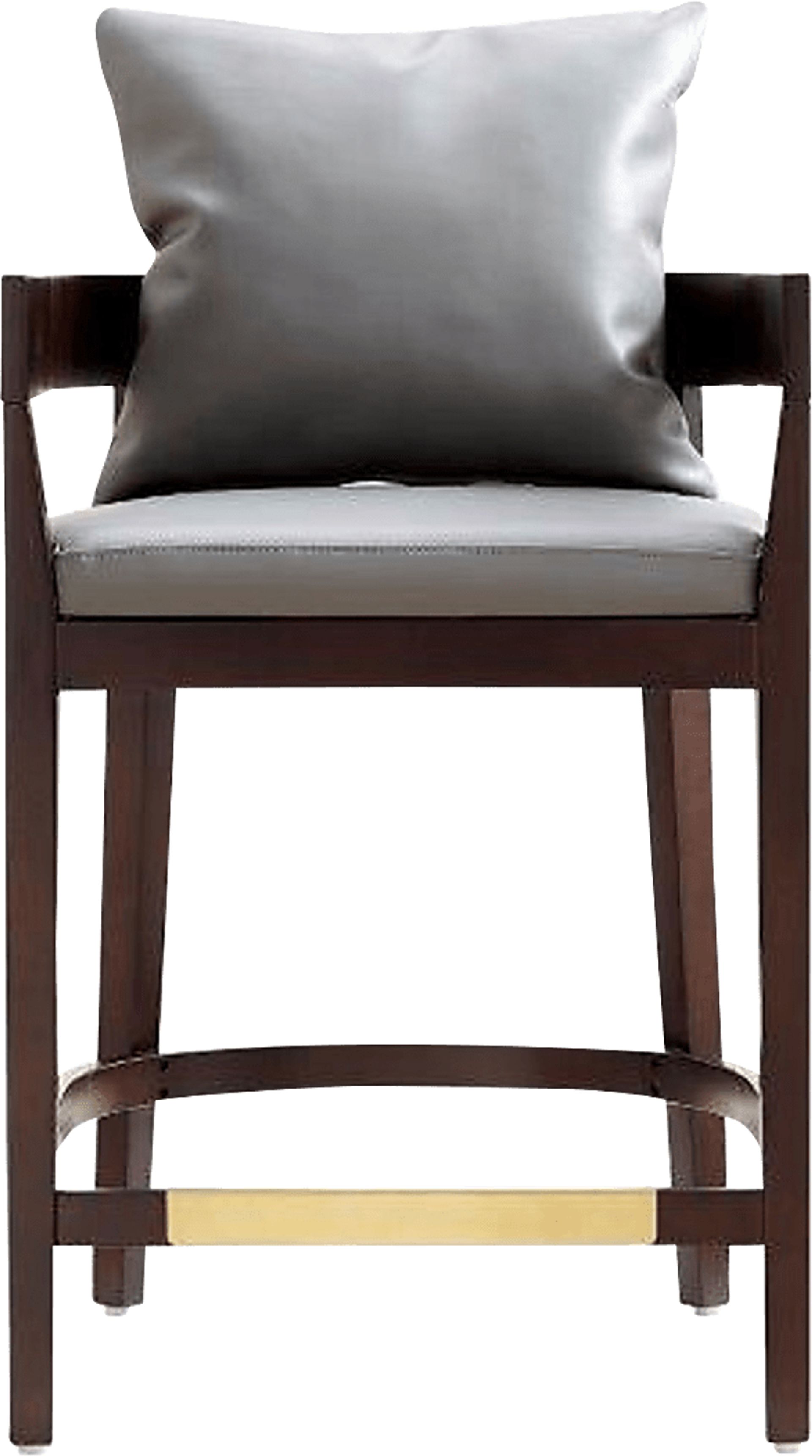 Lupen Gray Counter Height Stool - Image 1