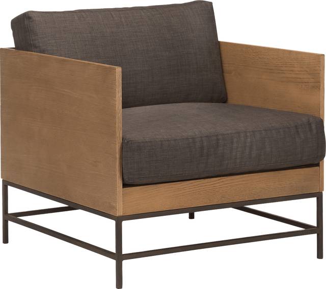 Lureta Brown Accent Chair - Thumbnail - Image 1