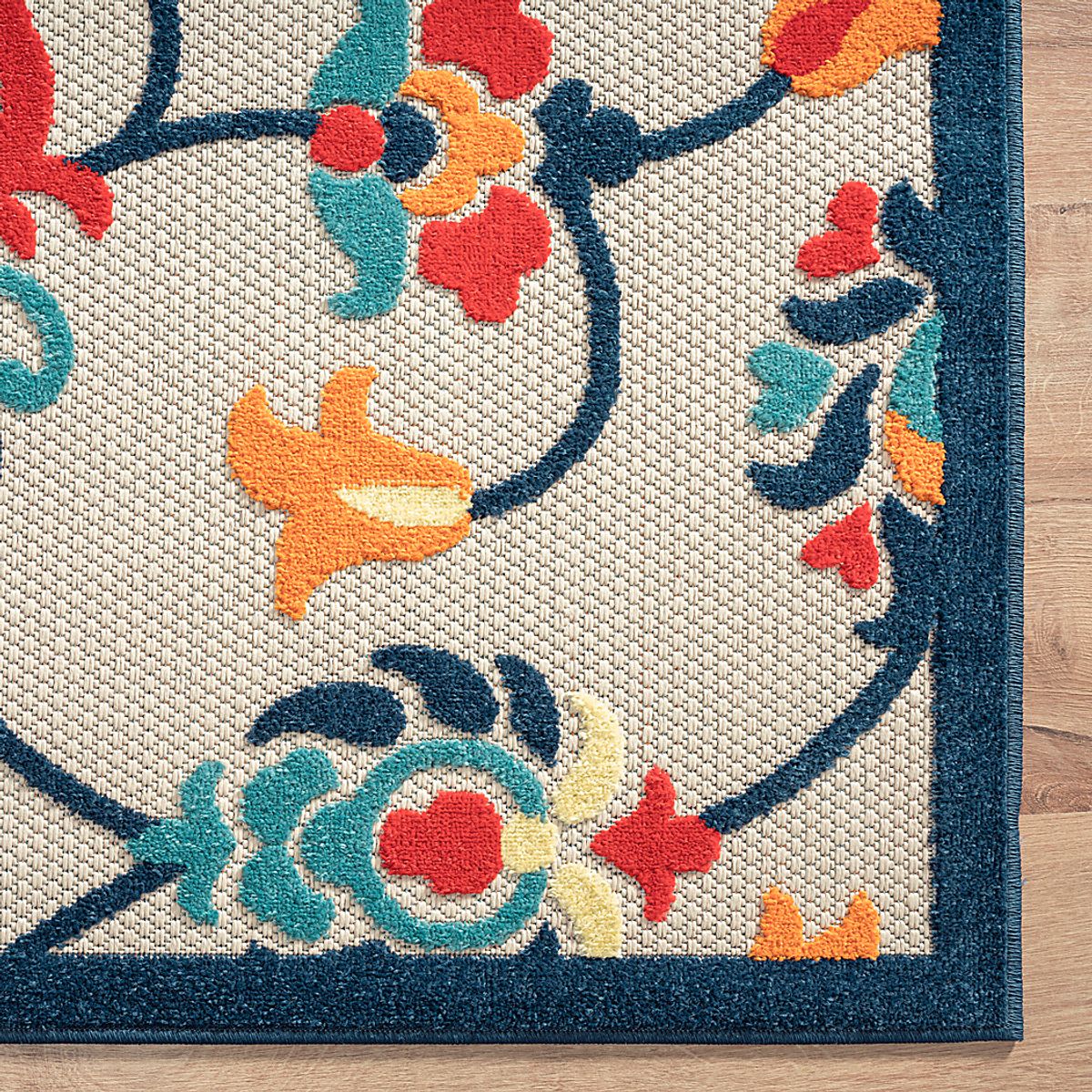 Lusetrie Multi,Orange Multi,Orange,Red Rugs | Rooms to Go