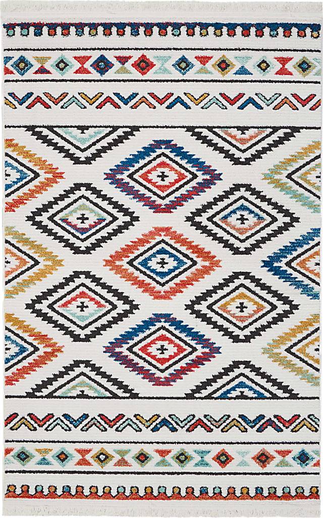 Kids Lusio White 3'11 x 6'2 Rug - Thumbnail - Image 1