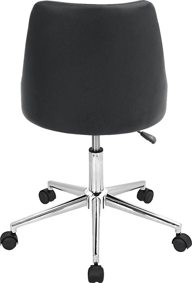 Luster Black Office Chair - Thumbnail - Image 4