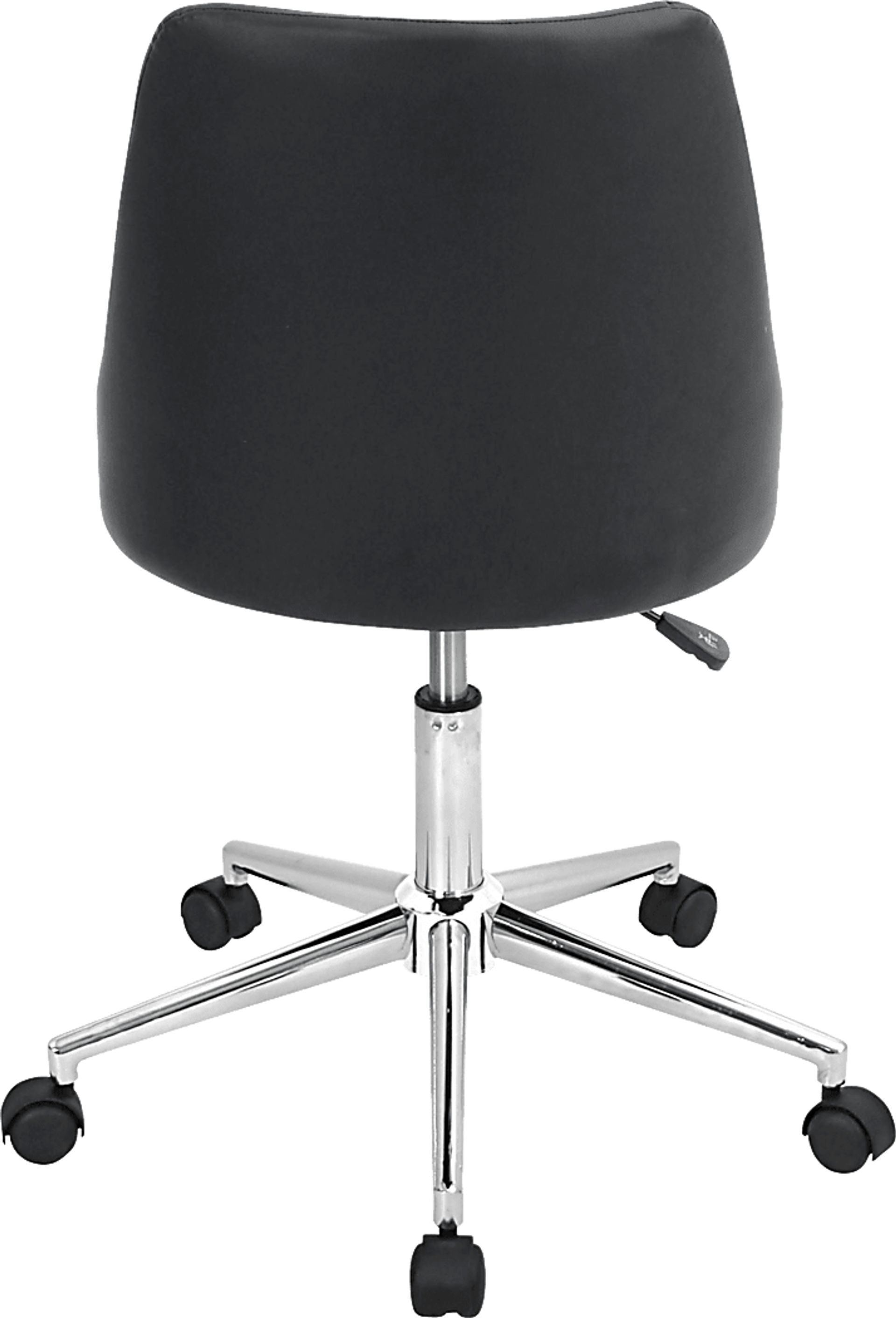 Luster Black Office Chair - Image 4