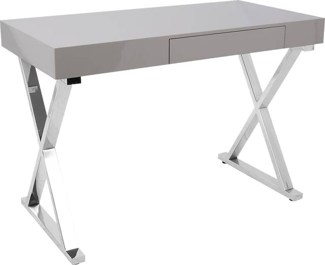 Luster Gray Desk - Thumbnail - Image 1