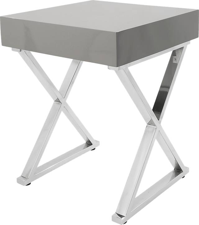 Luster Gray End Table - Thumbnail - Image 2