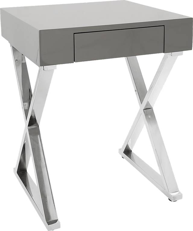 Luster Gray End Table - Thumbnail - Image 1