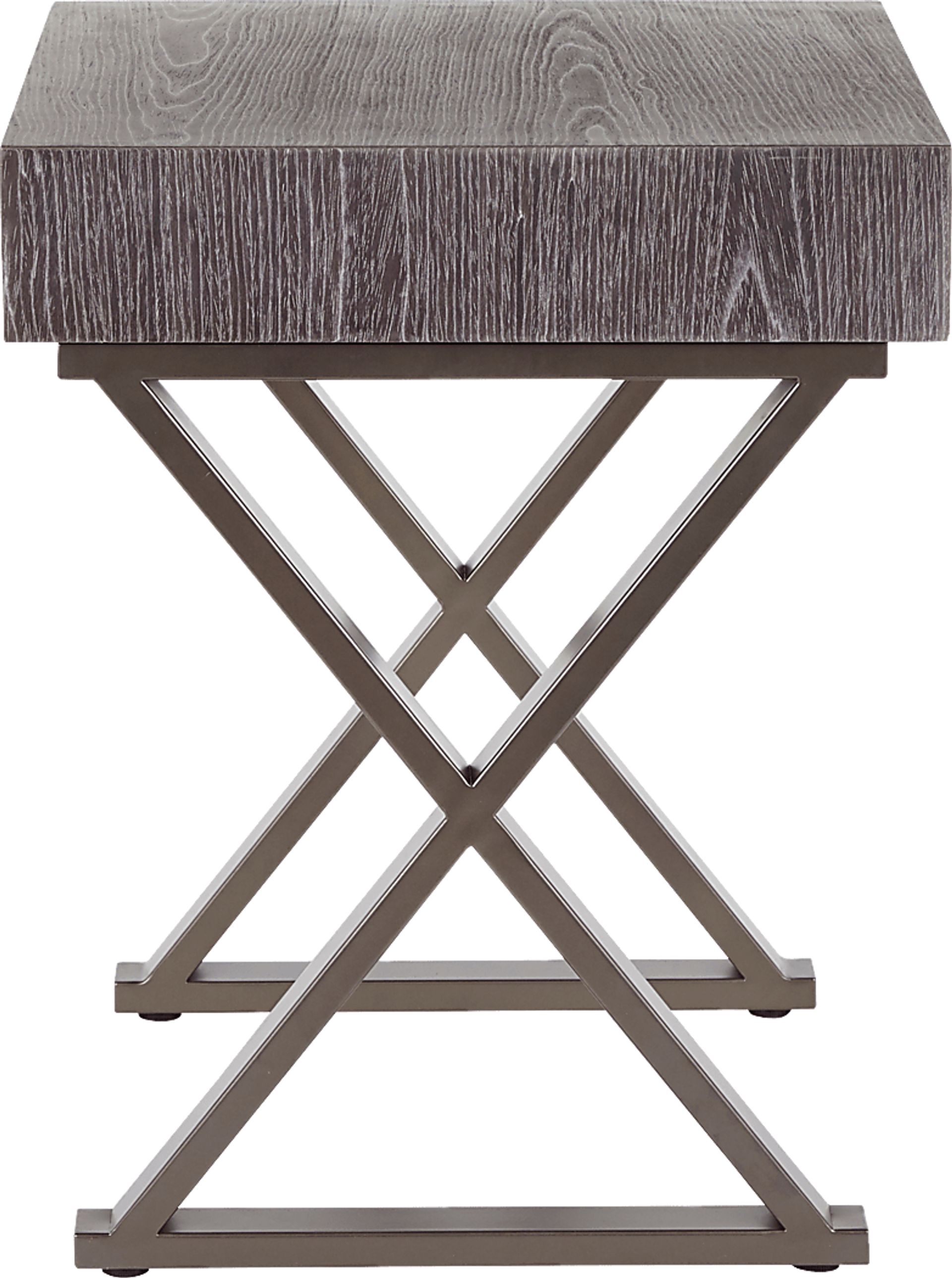 Luster Gray End Table - Image 4