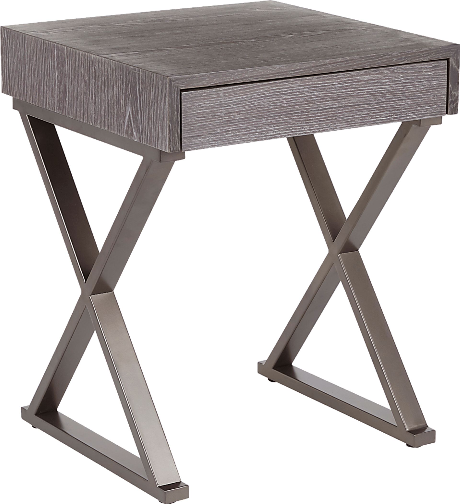 Luster Gray End Table - Image 1