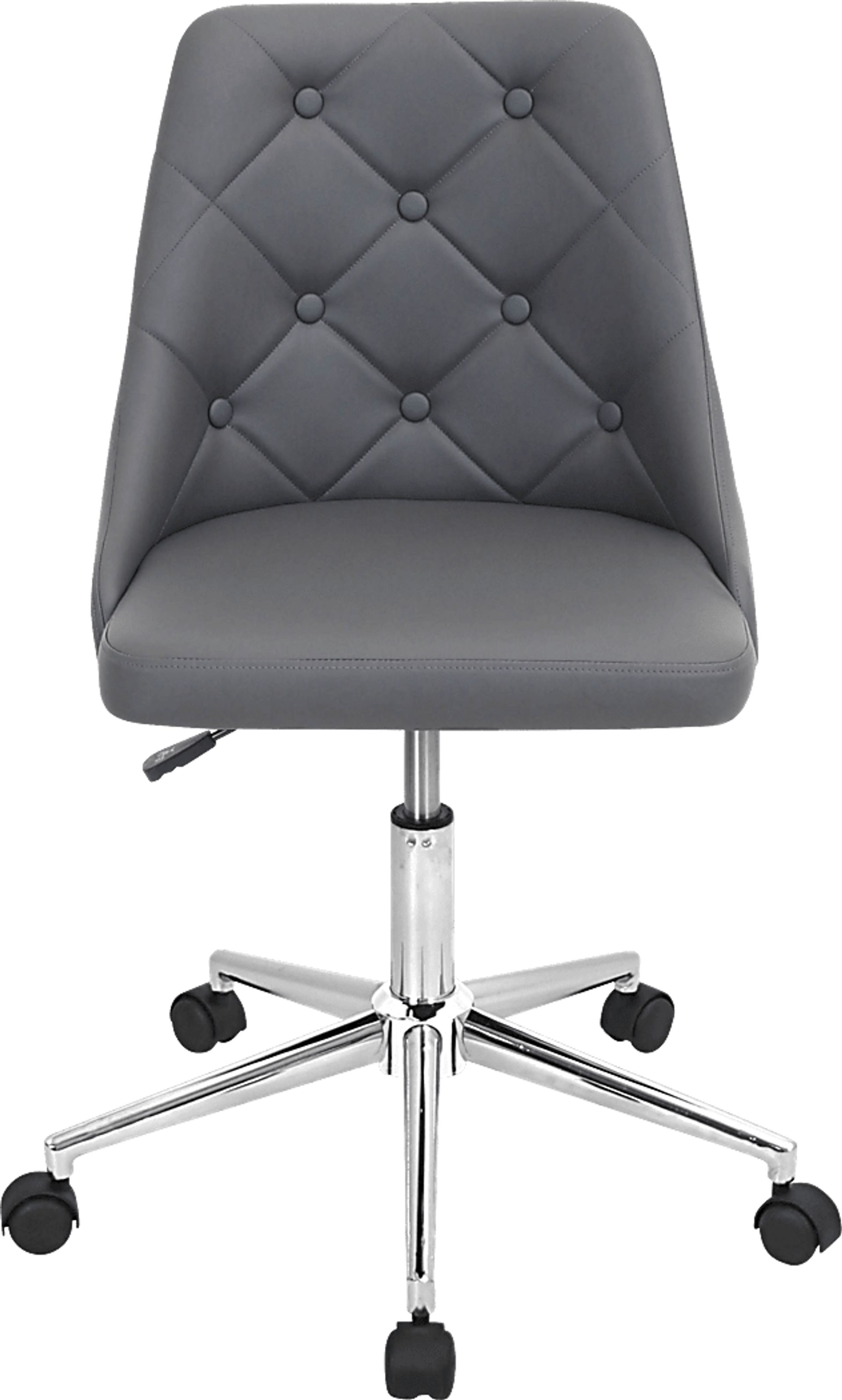 Luster Gray Office Chair - Image 2