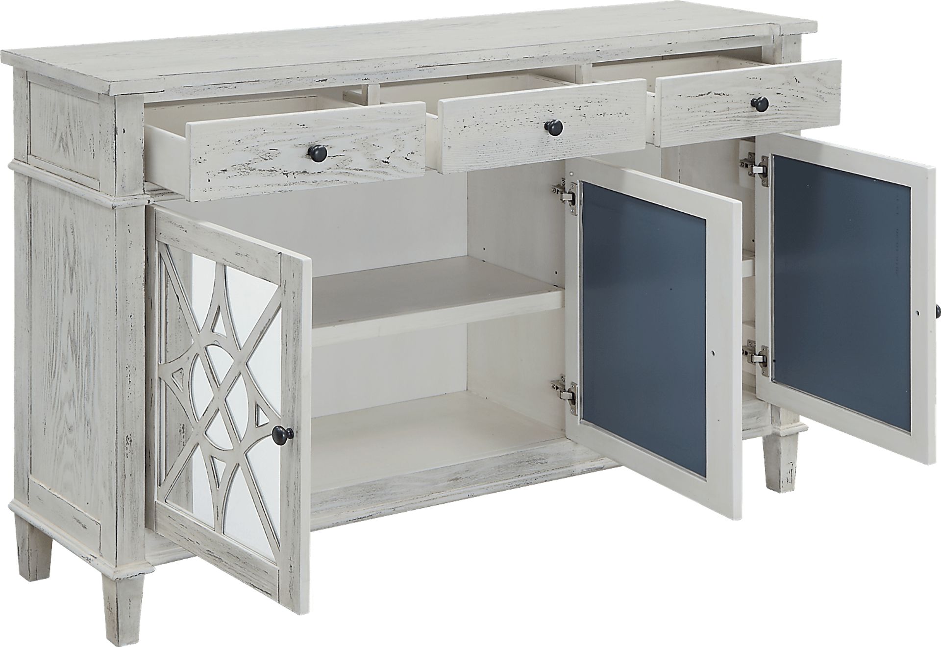 Luton White Credenza - Image 3