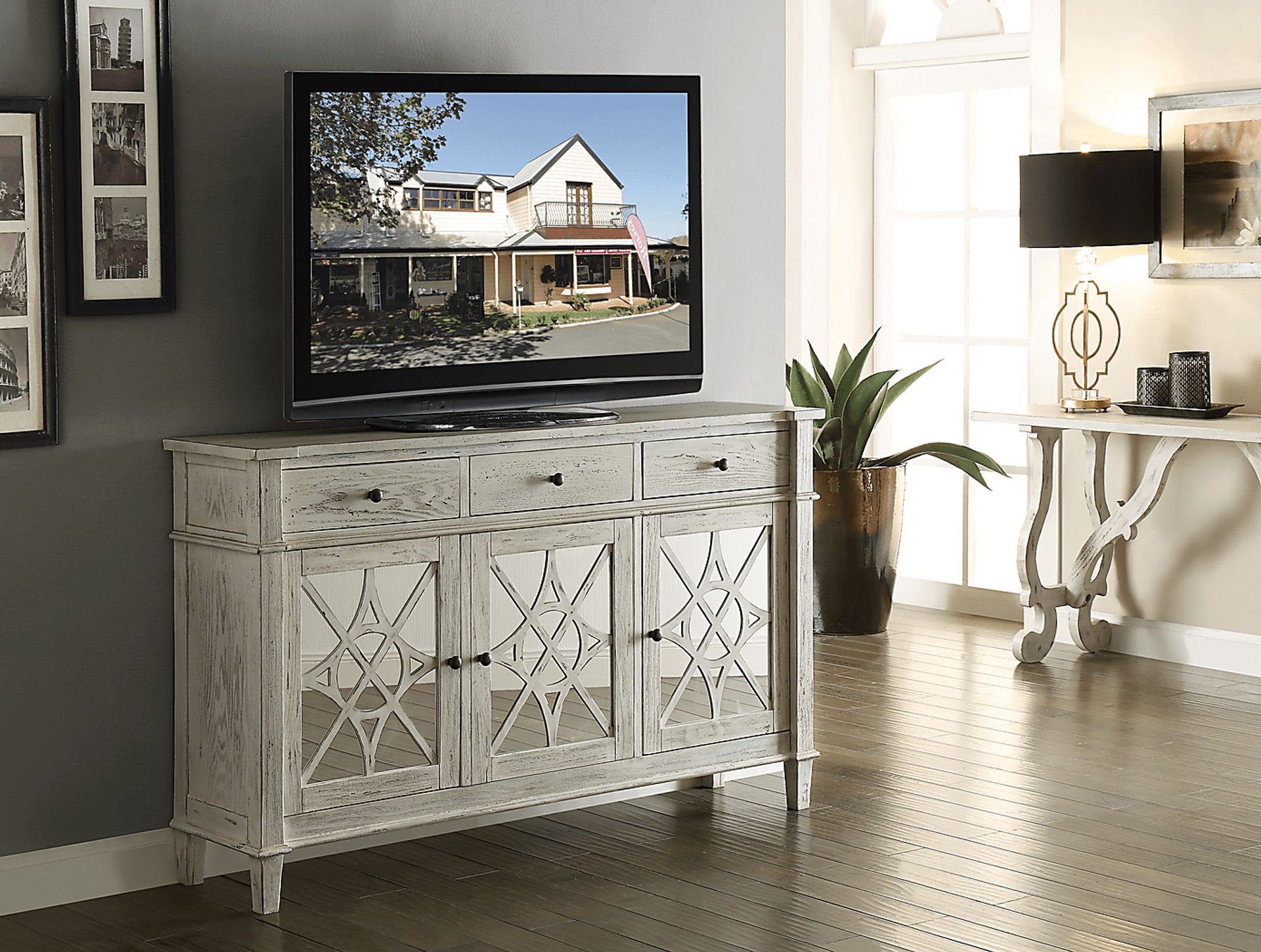 Luton White Credenza - Image 5
