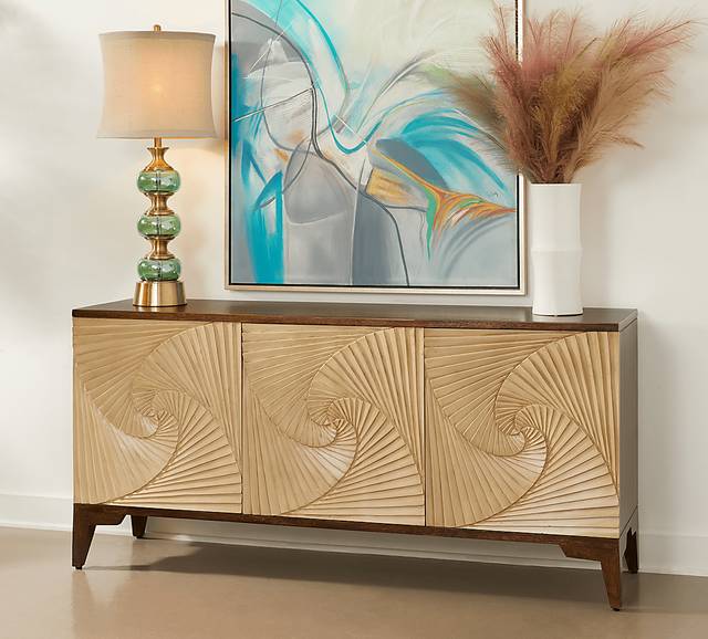 Luwana Brown Credenza - Thumbnail - Image 2