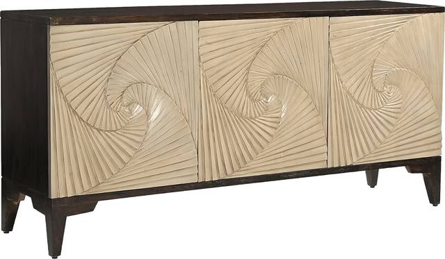 Luwana Brown Credenza - Thumbnail - Image 1