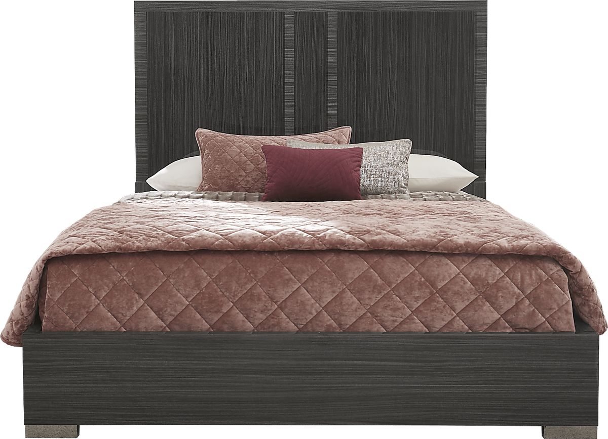 Luxe Point 5 Pc Black Black,Colors King Bedroom Set With 3 Pc King ...