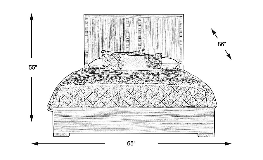 Luxe Point Black 3 Pc Queen Panel Bed Rooms To Go