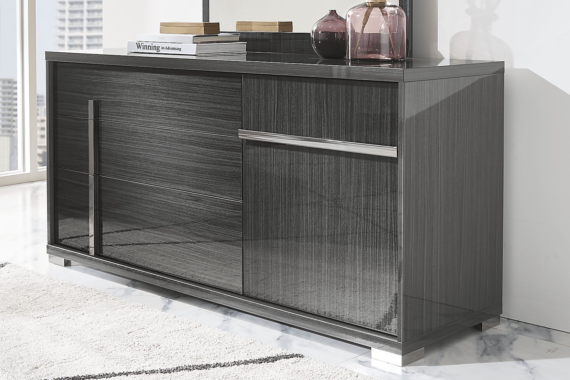 Luxe Point Black Dresser - Image 3