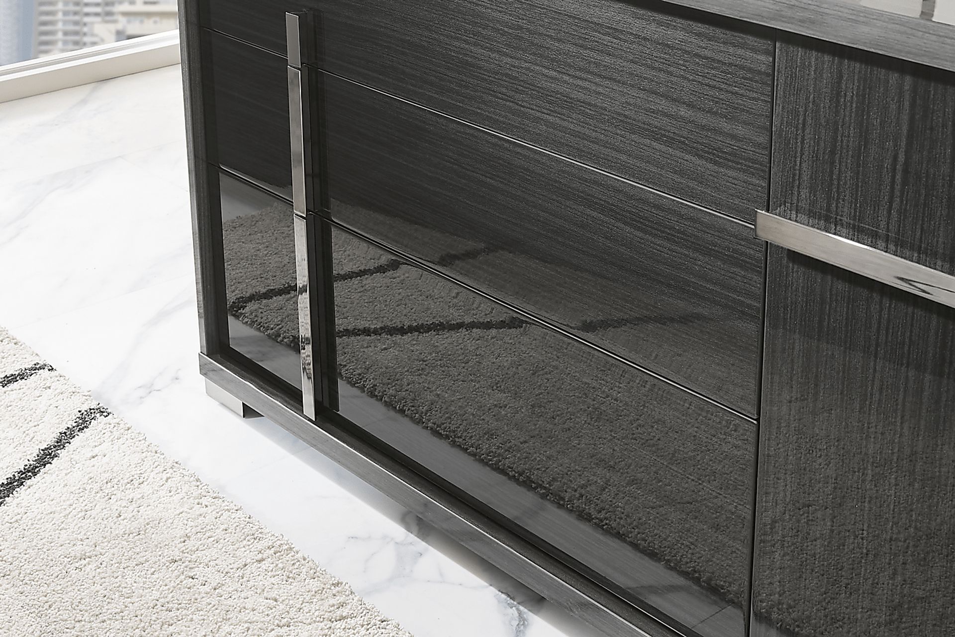 Luxe Point Black Dresser - Image 4
