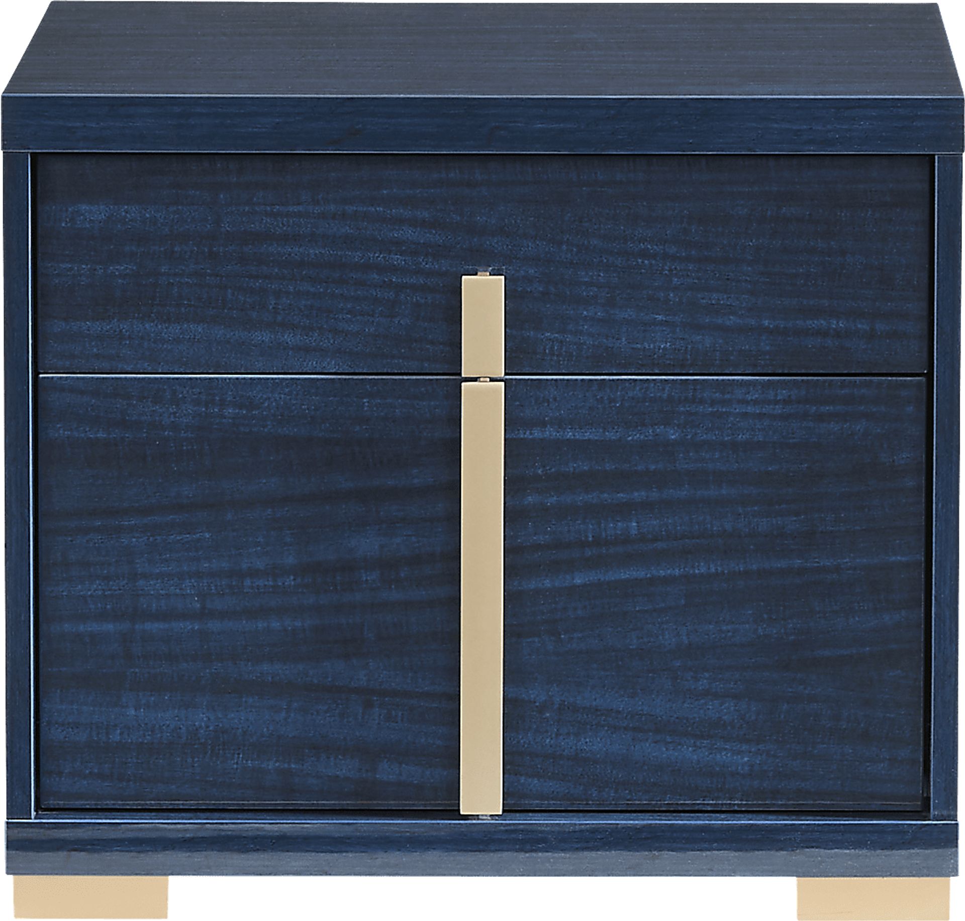 Luxe Point Blue Nightstand - Image 1